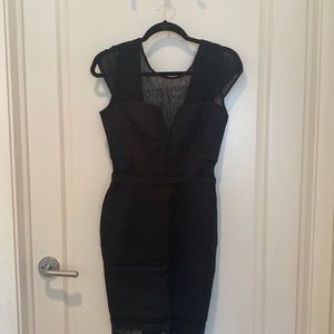 Black lace dress by guess